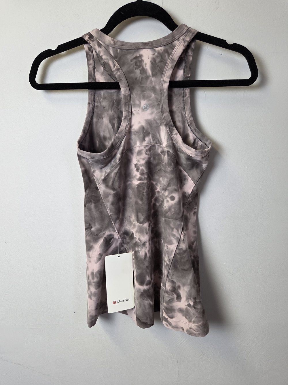 lululemon athletica Pink and Gray Tie-Dye Racerback Tank - Picture 6 of 8